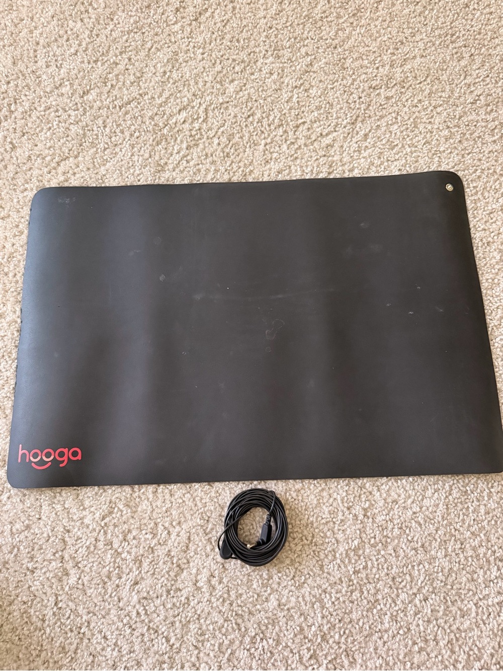 Hooga Black Laptop Charging Mat with USB Cable